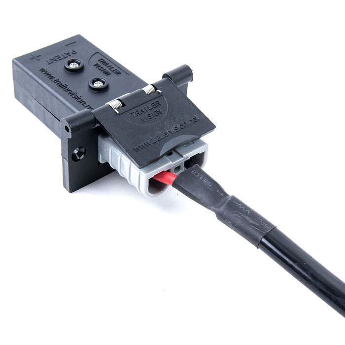 50A Weatherproof Slimline Anderson Plug Mount & Cover - Image 4