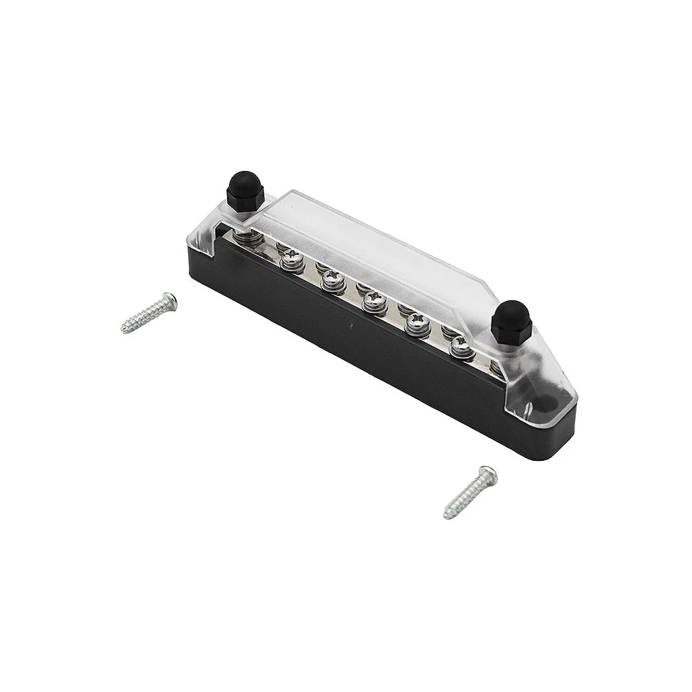 KickAss 10-Way Negative Bus Bar with Cover