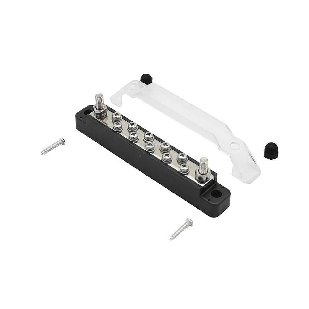 KickAss 10-Way Negative Bus Bar with Cover - Image 2