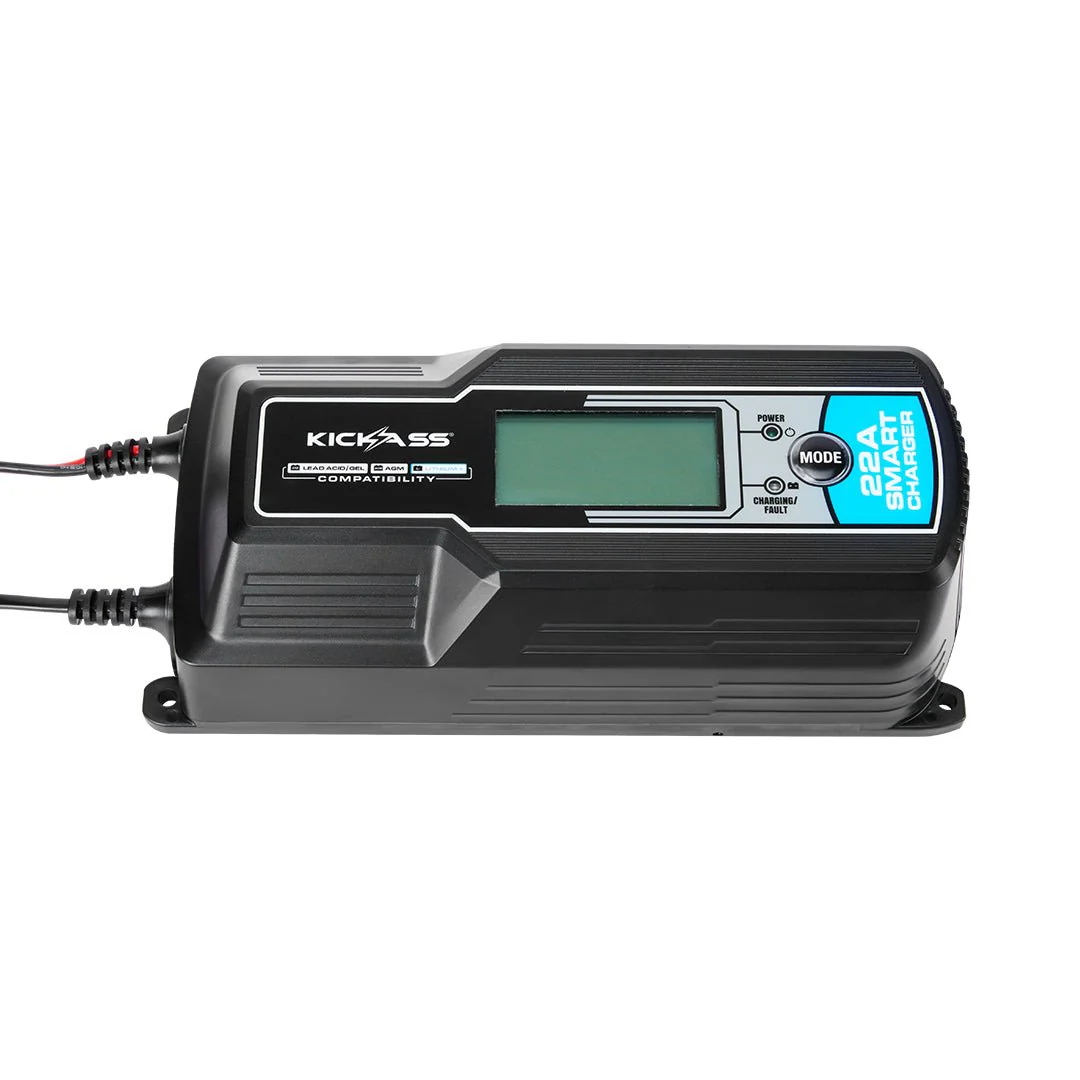 KickAss 12V 120Ah Deep Cycle AGM Battery + 22A Charger Bundle - Image 9