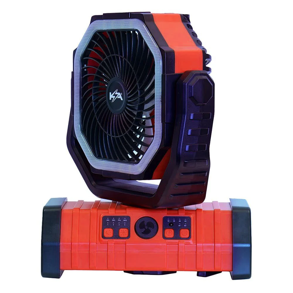 KickAss Fan with LED Light & Power Bank - Image 11