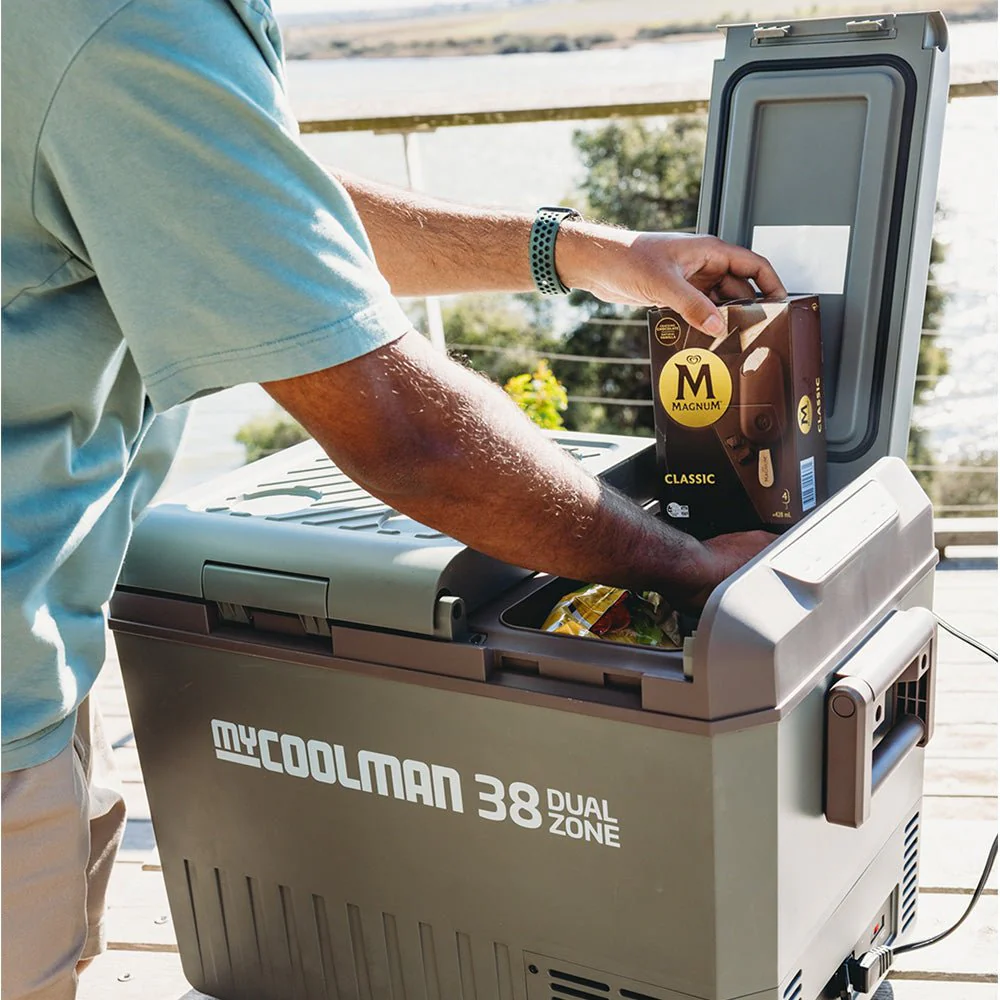 myCOOLMAN Recreational 38L Dual Zone Fridge/Freezer - Image 4
